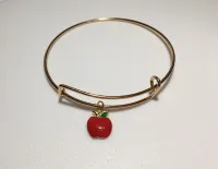 Apple Bangle Bracelet