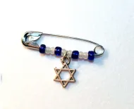 Star of David Safety Pin
